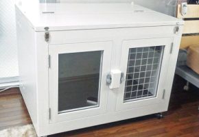 無駄吠え・子犬の夜泣きに困っている方このケージなら安心して外出できます。